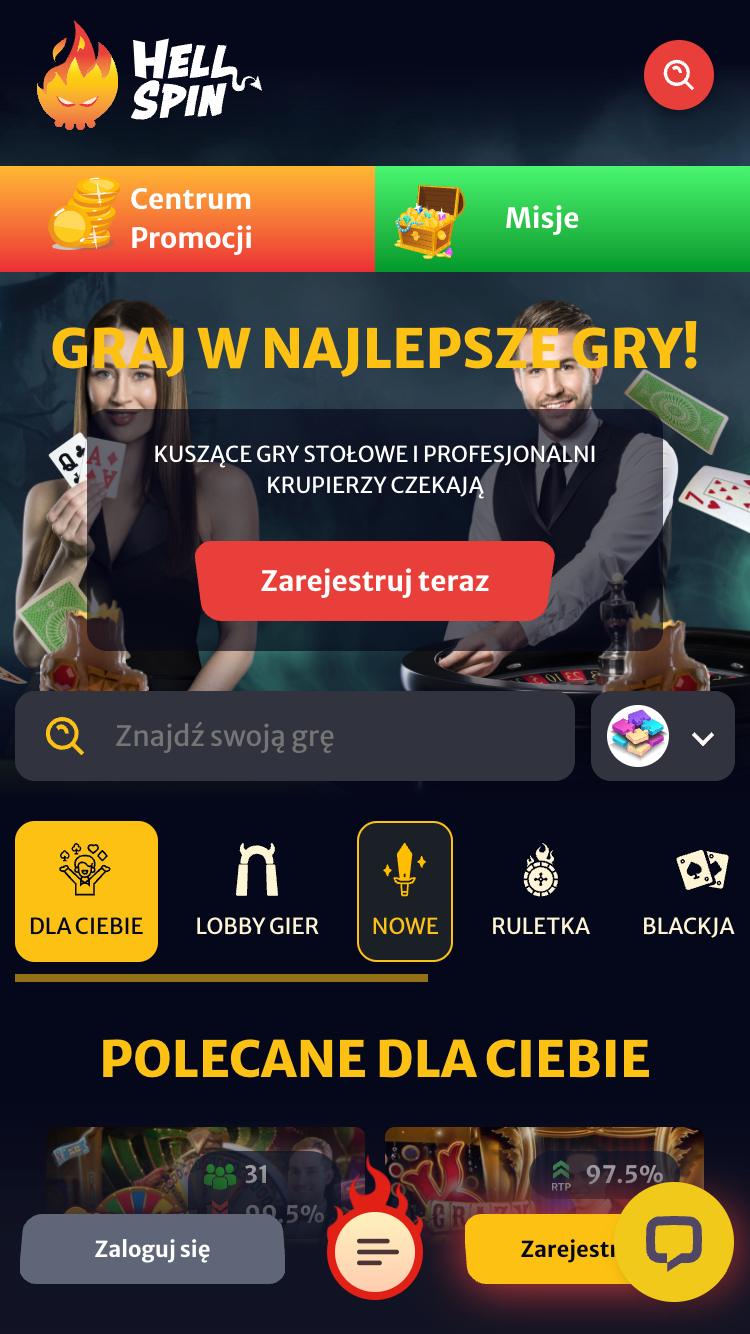 HellSpin Casino Screenshot