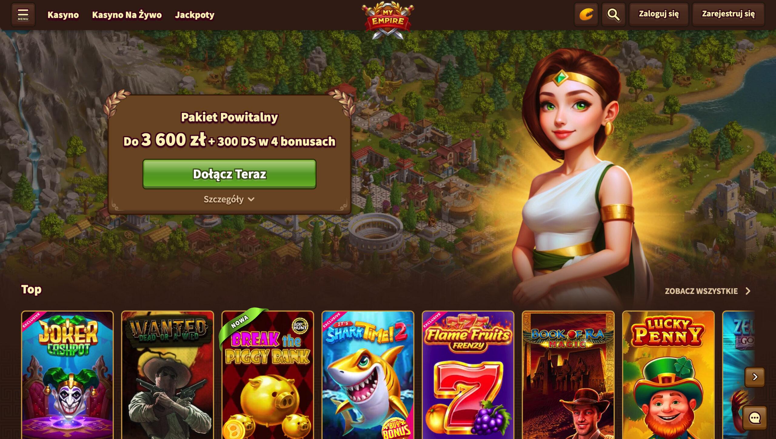 MyEmpire Casino Screenshot
