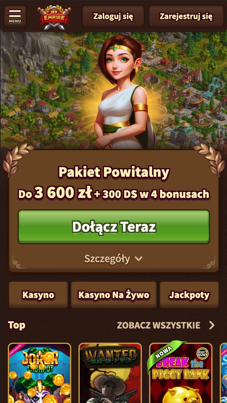 MyEmpire Casino Screenshot