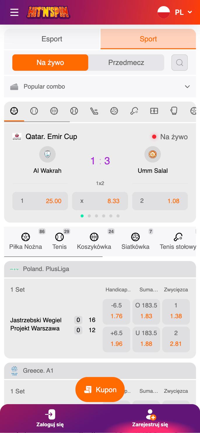 Hit'N'Spin Casino Screenshot