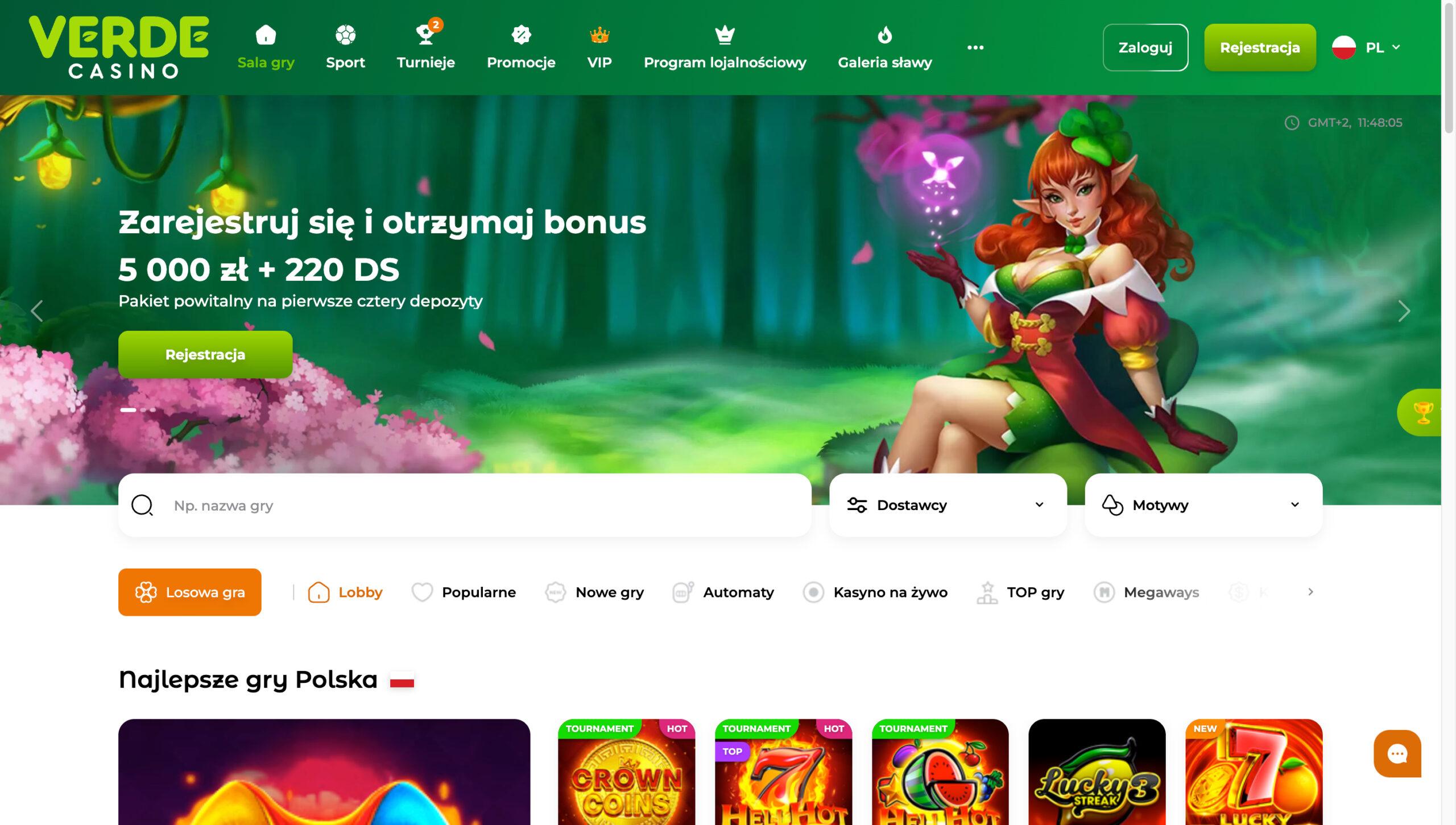 Verde Casino Screenshot