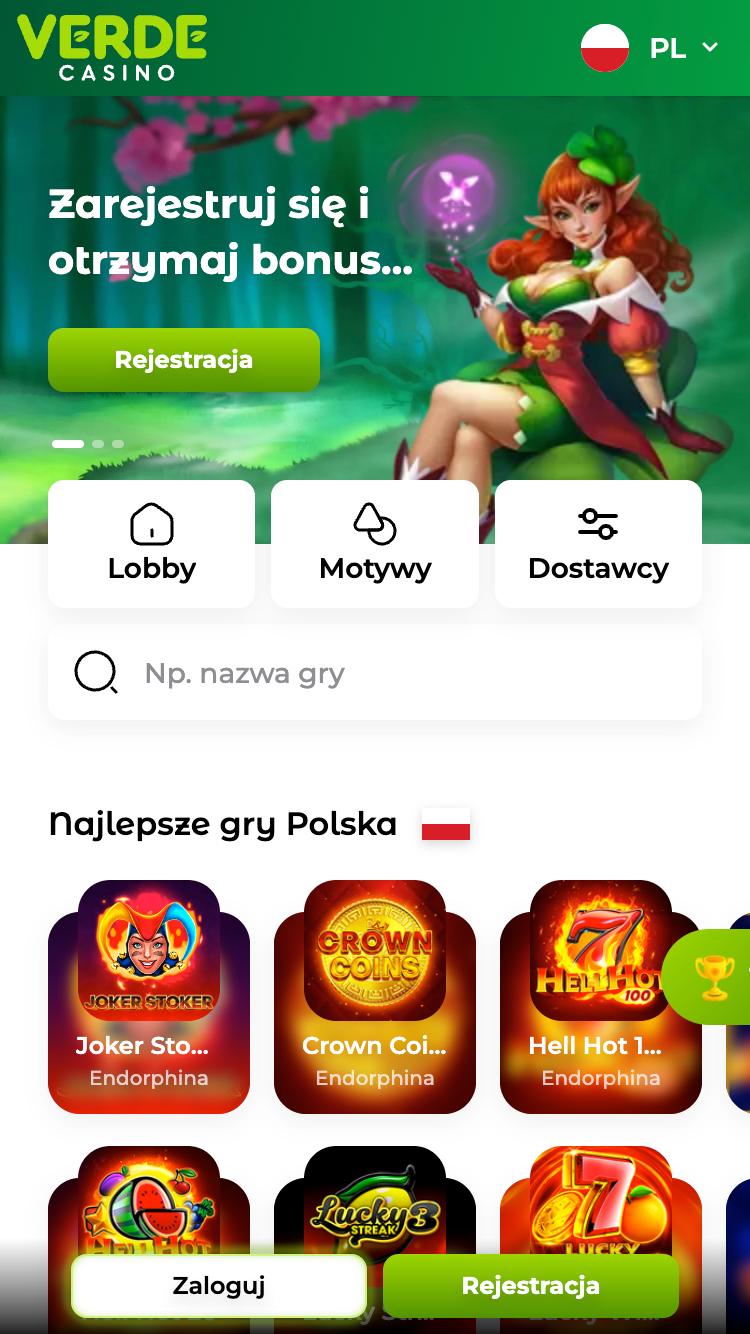 Verde Casino Screenshot