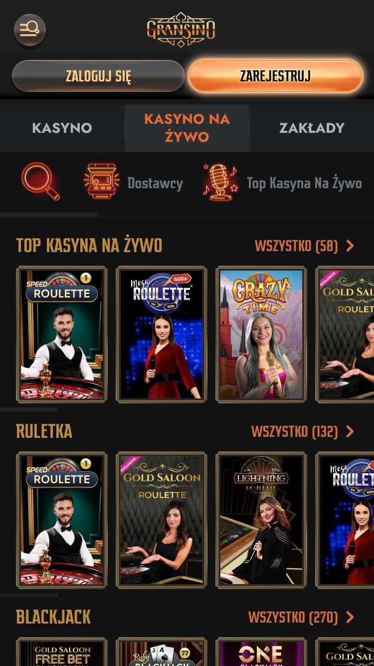 Gransino Casino Screenshot