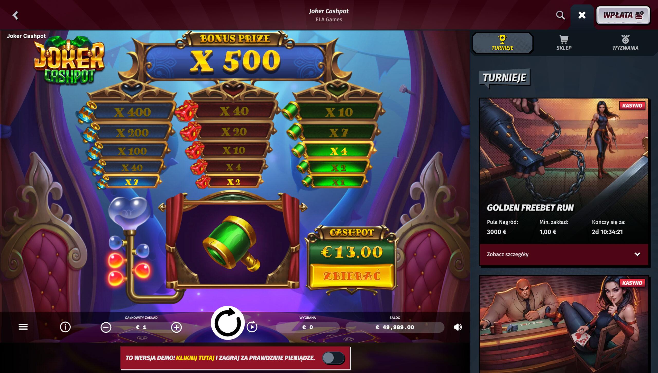 AllySpin Casino Screenshot