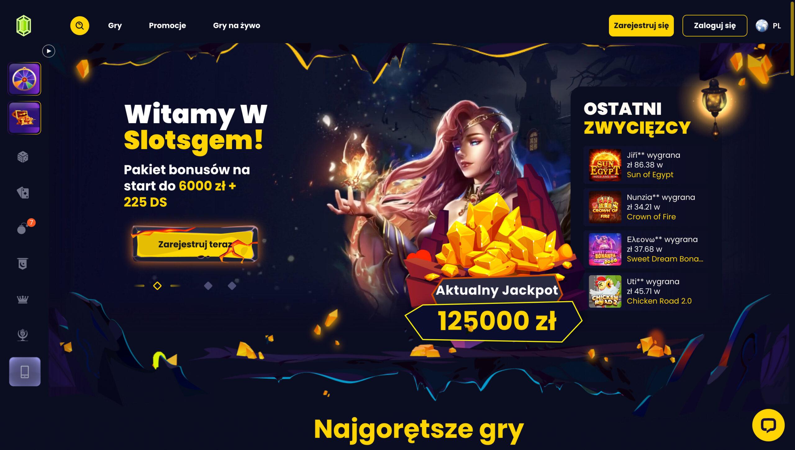 Slotsgem Casino Screenshot