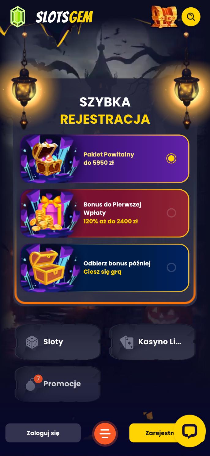 Slotsgem Casino Screenshot