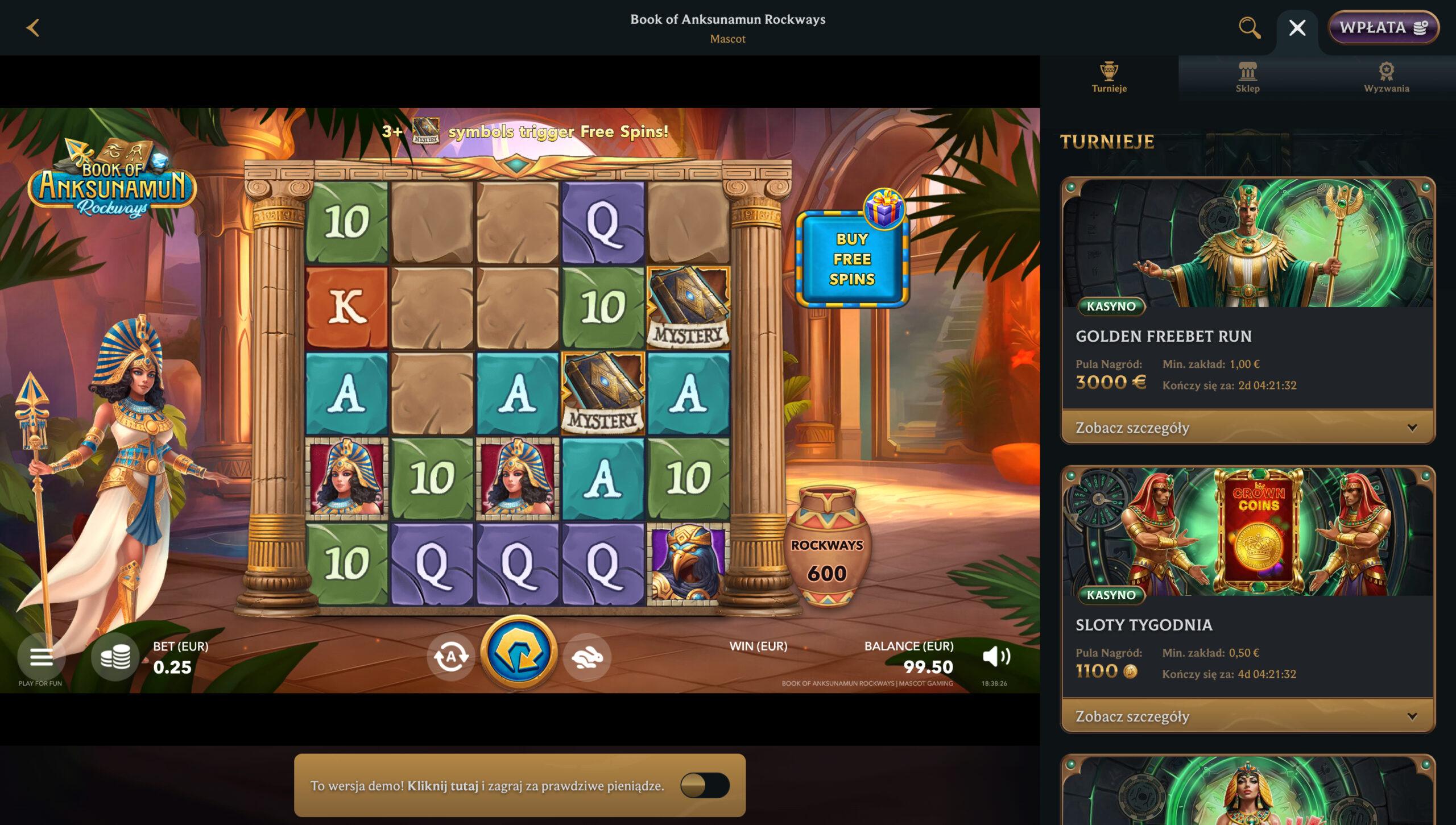 Talismania Casino Screenshot
