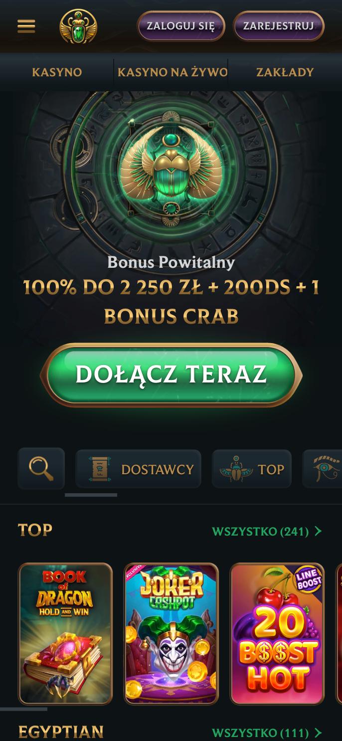 Talismania Casino Screenshot